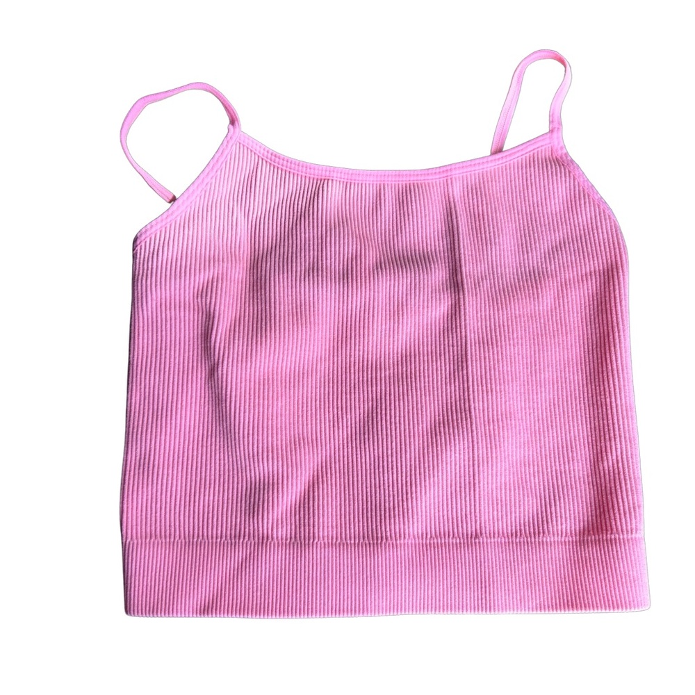 🔥2 FOR $10🔥 Zenana Outfitters Neon Pink Crop Tank S/M